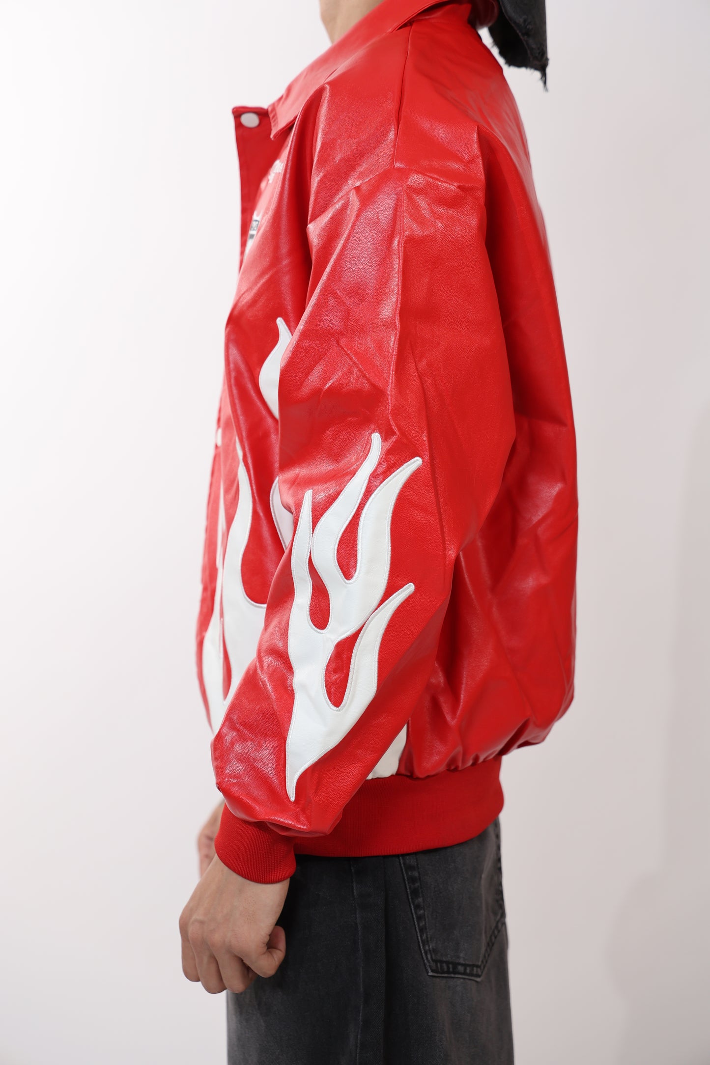 Flamewave Bomber Red Jacket