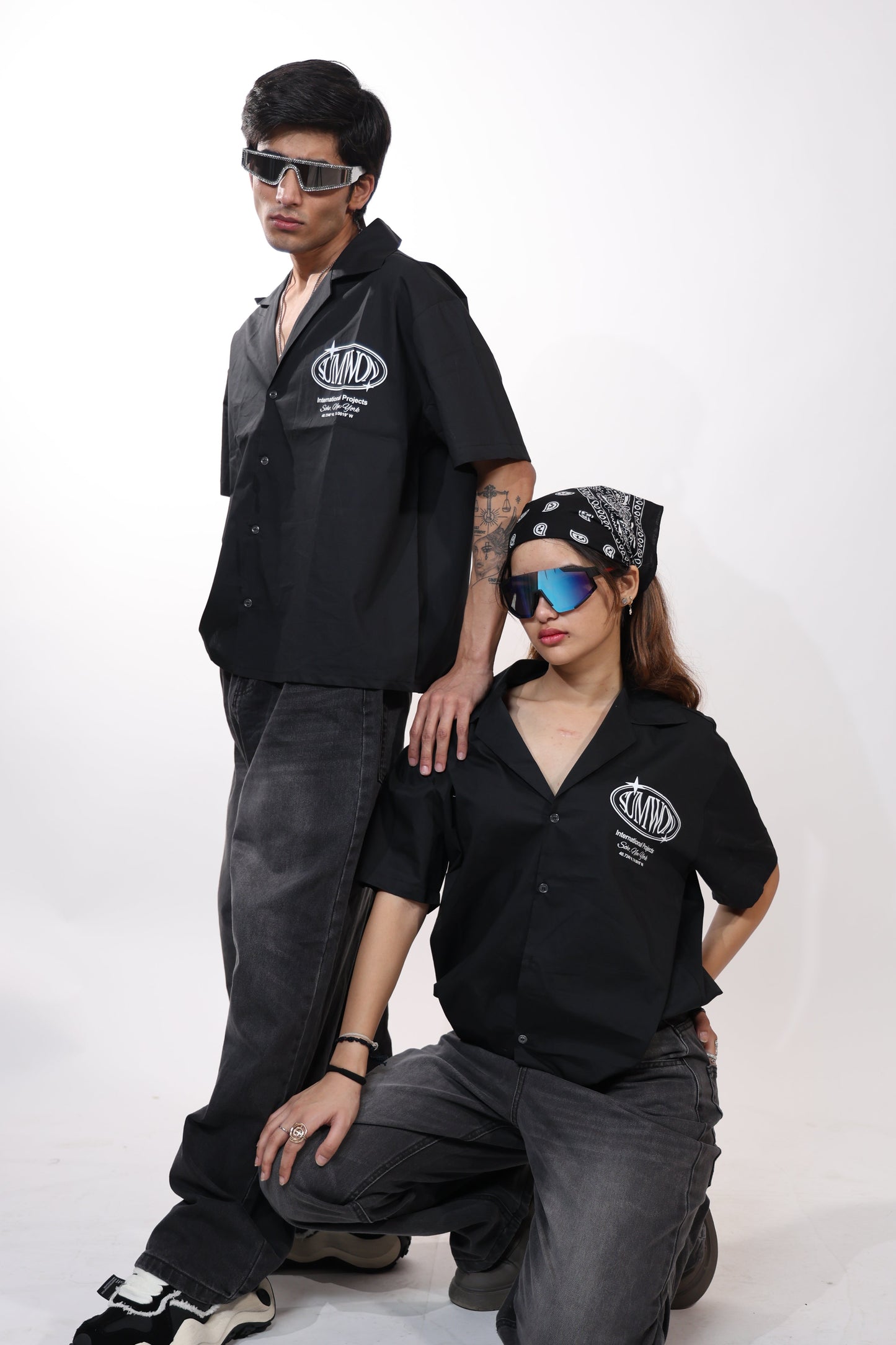 Sumwon International Records Crop Shirt