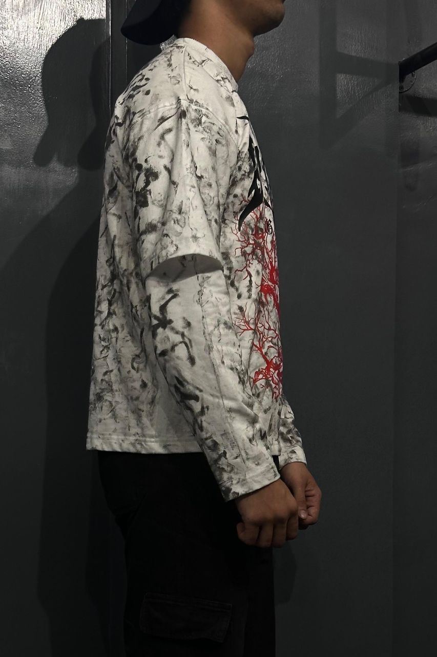 CHAOS BLOOM PRINT T SHIRT