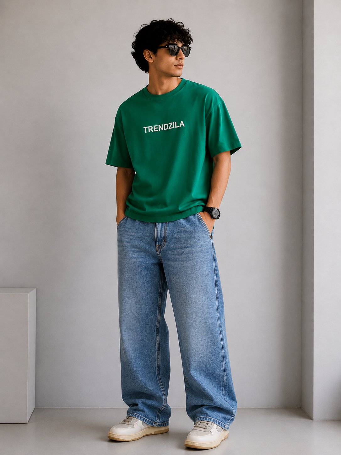 Green Society Oversized Tee
