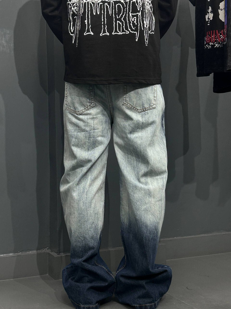 DEEP FADE DENIM PANTS