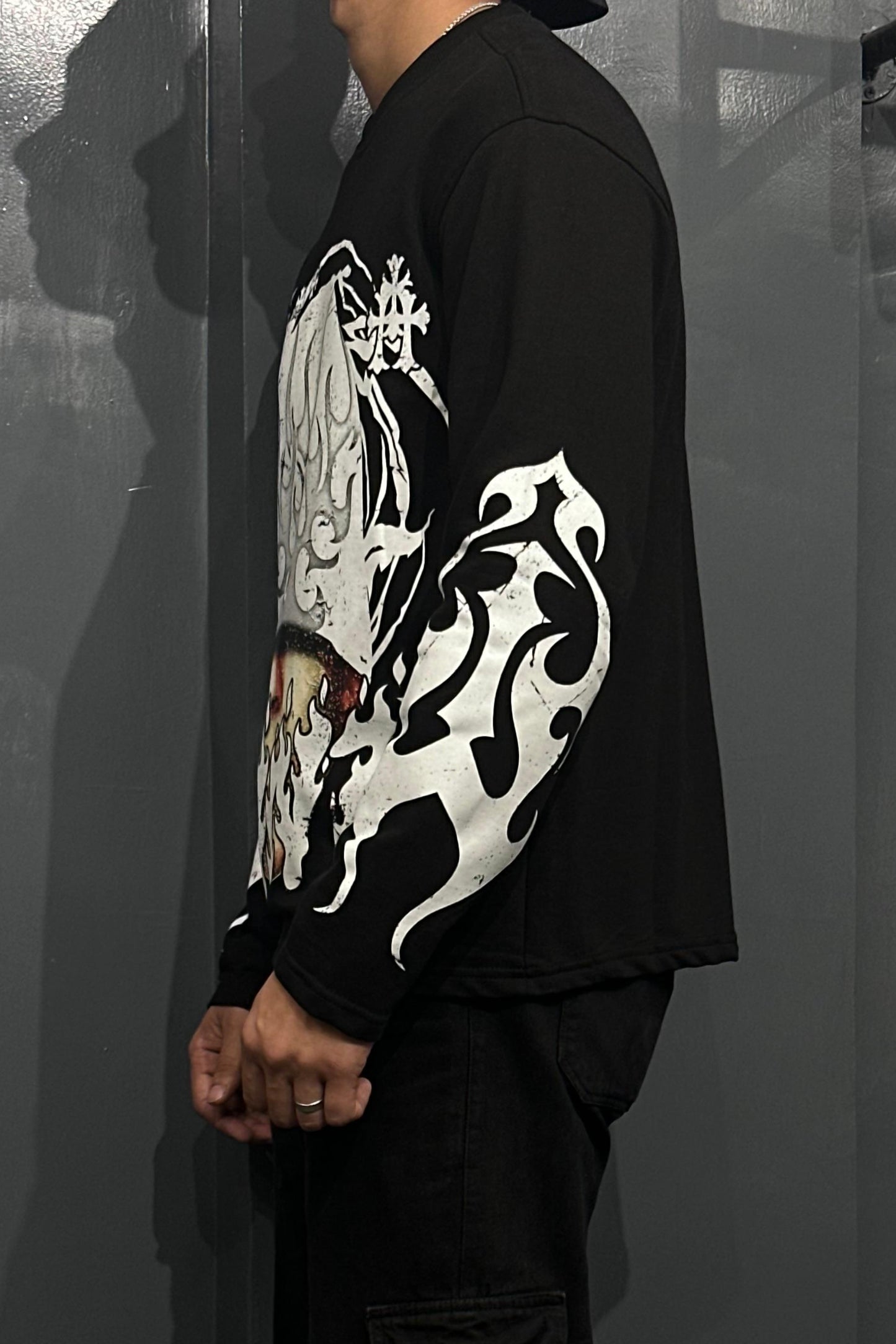 FLAME SAINT PRINT T-SHIRT