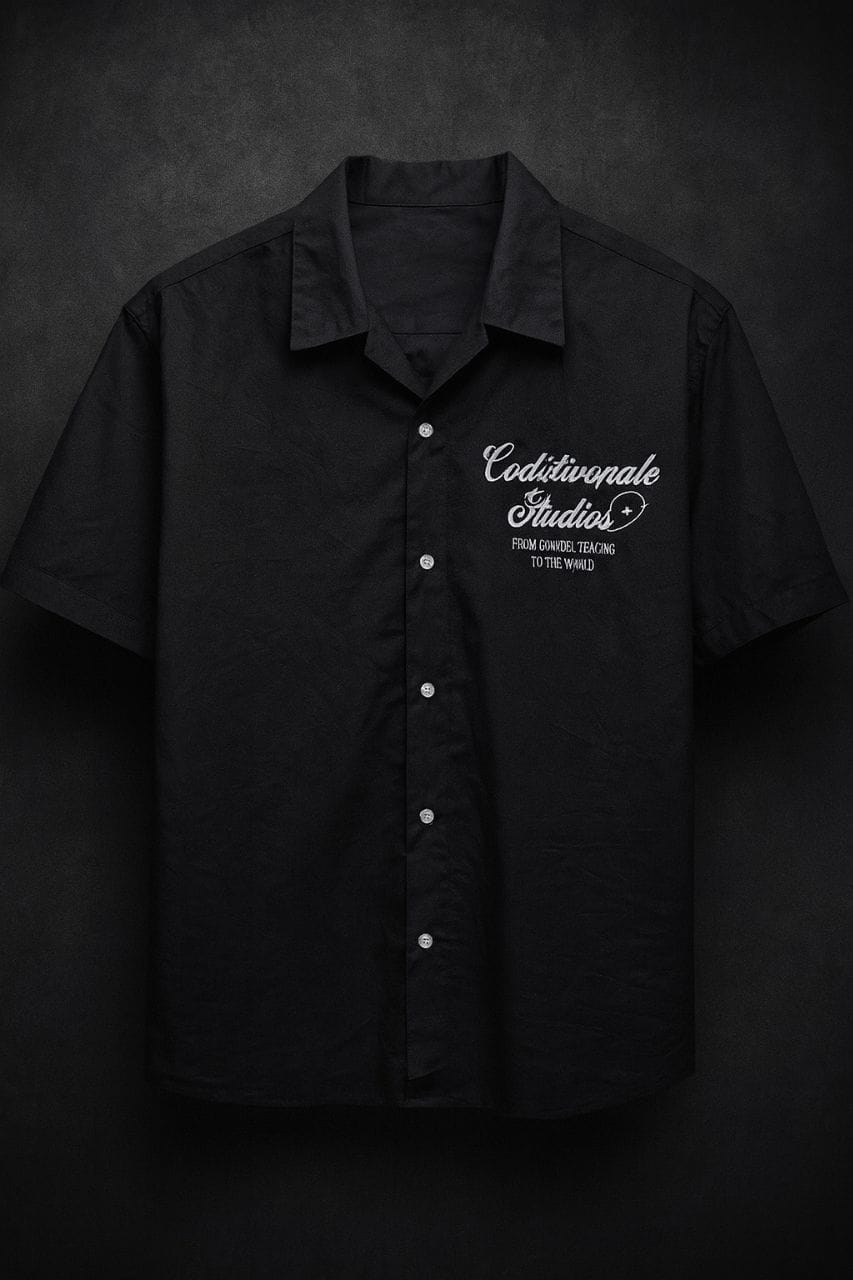 MONO SCRIPT SHIRT