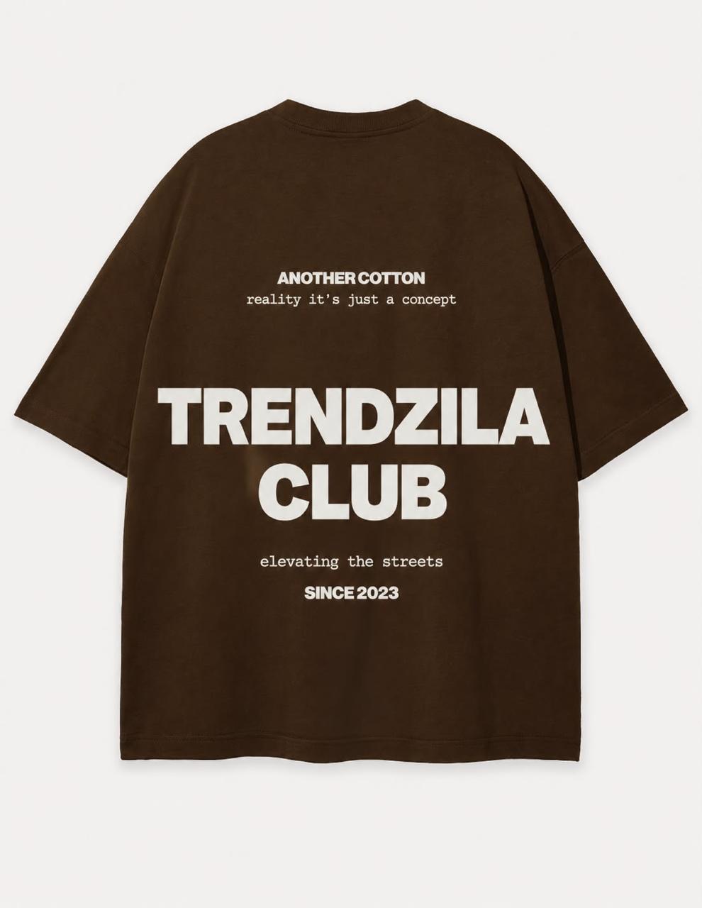 Classic Oversized T-Shirt – Coffee Brown