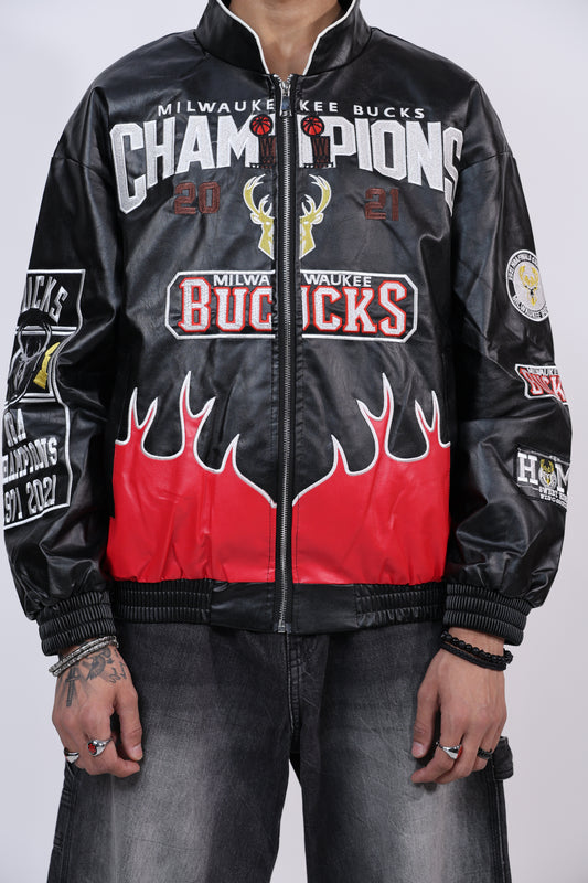 Champions Bucks Leather Jacket