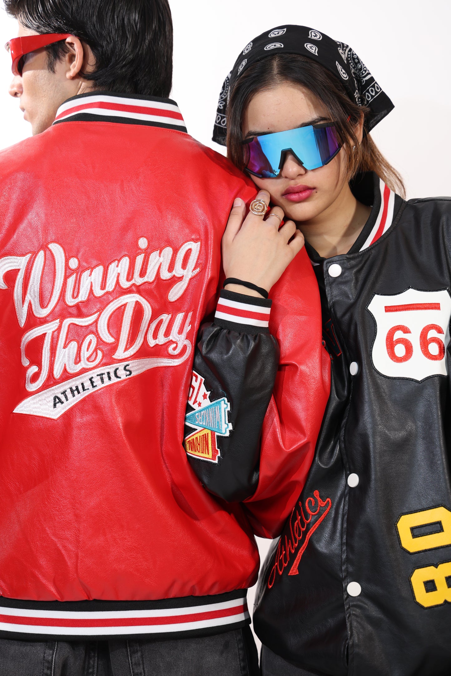 CPN 1919 Athletics Black Leather Jacket