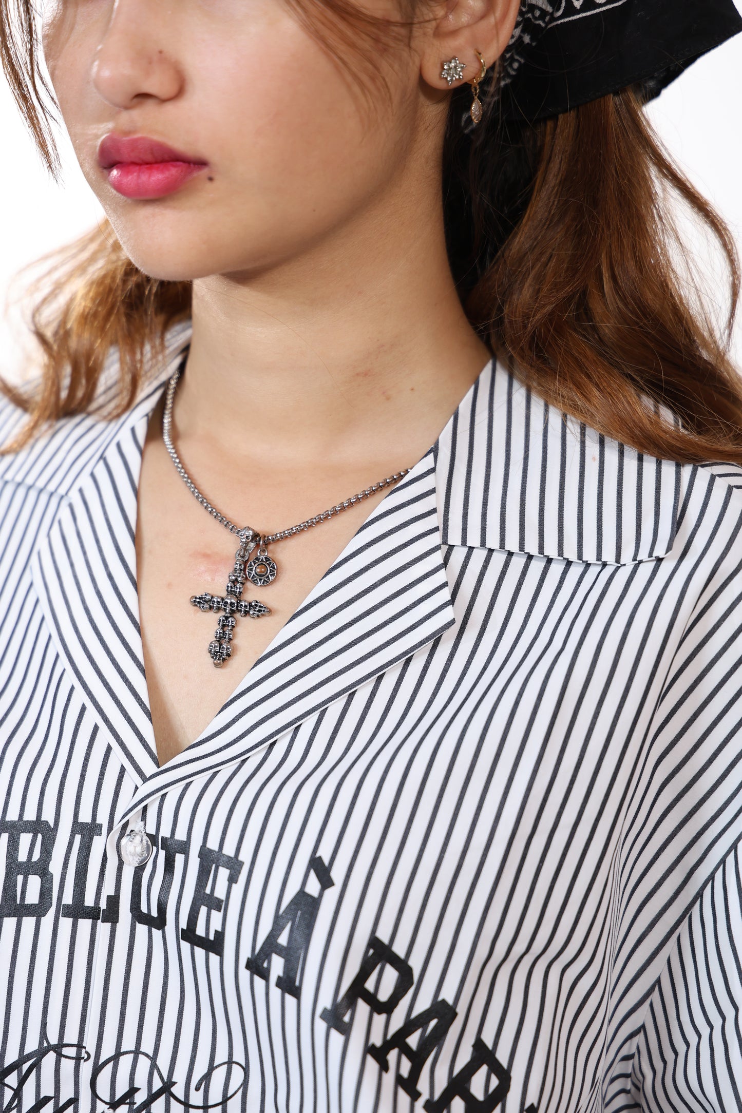 Monat Blue A Paris Crop Shirt