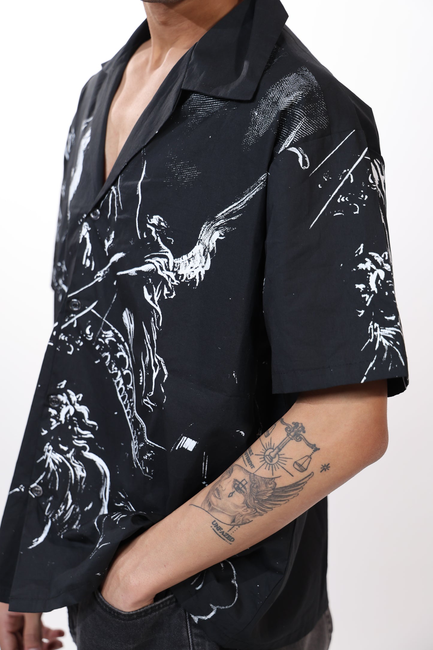 Inkstorm Crop Shirt