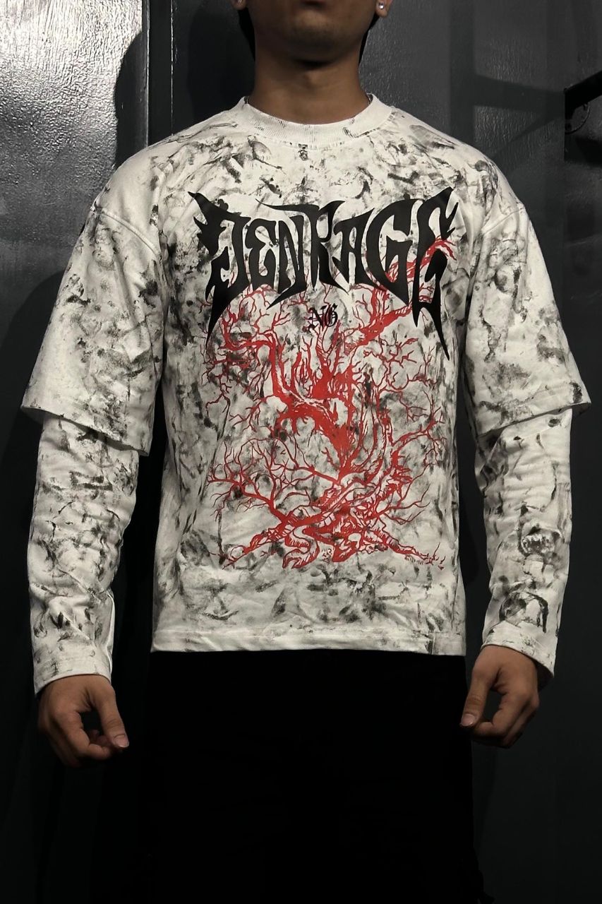 CHAOS BLOOM PRINT T SHIRT