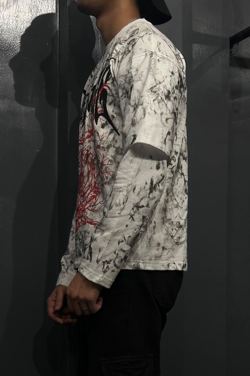 CHAOS BLOOM PRINT T SHIRT