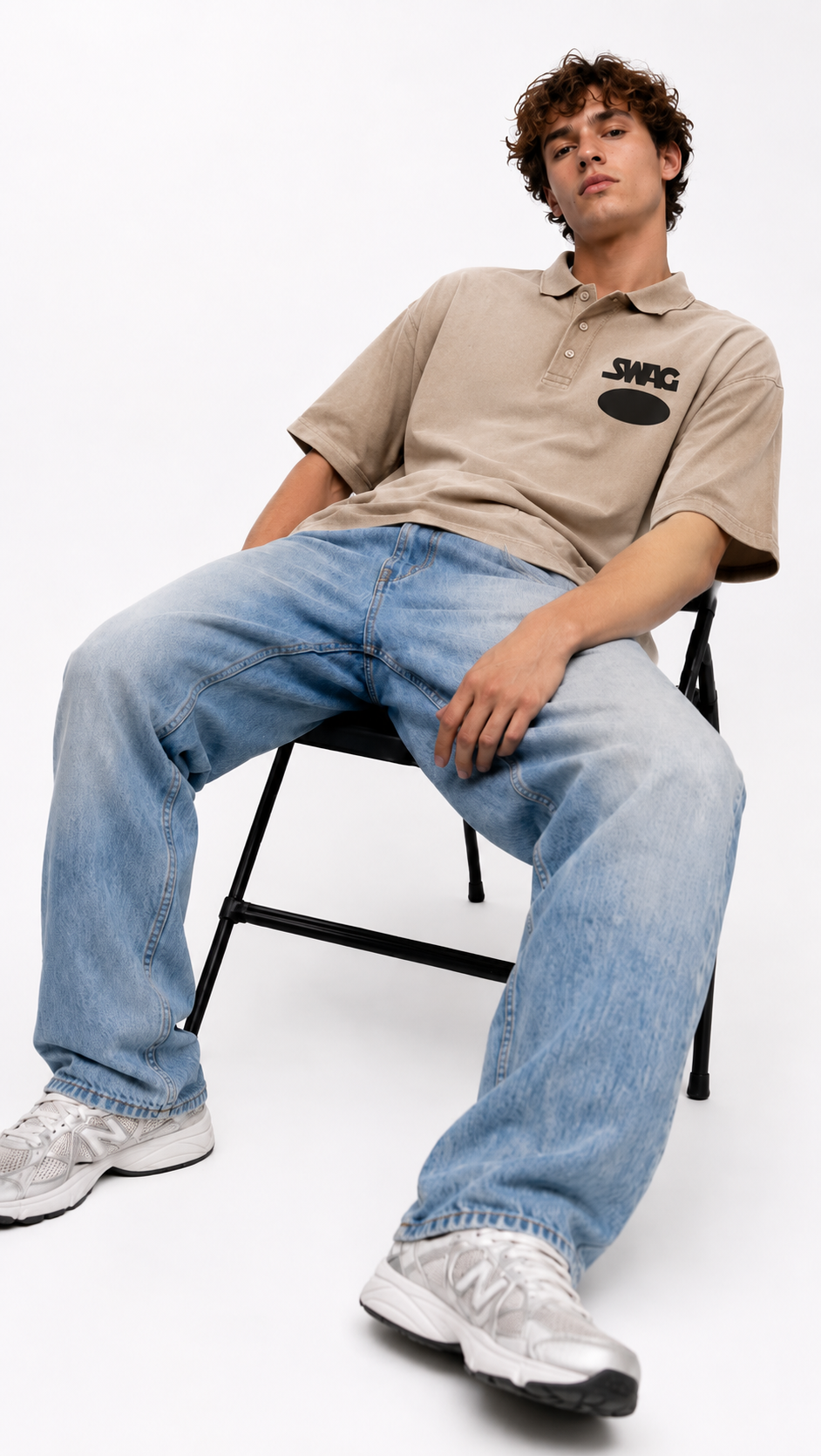 Trendzila Heritage Wash Graphic Polo