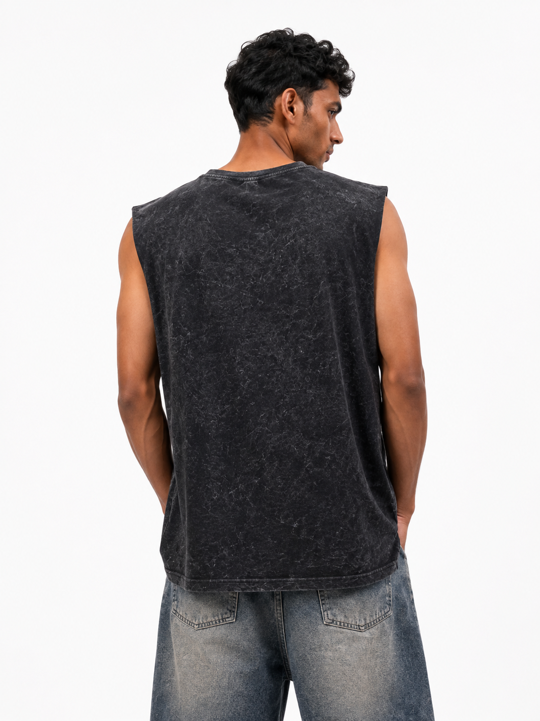 Eagle Crest Acid Wash Tank Top