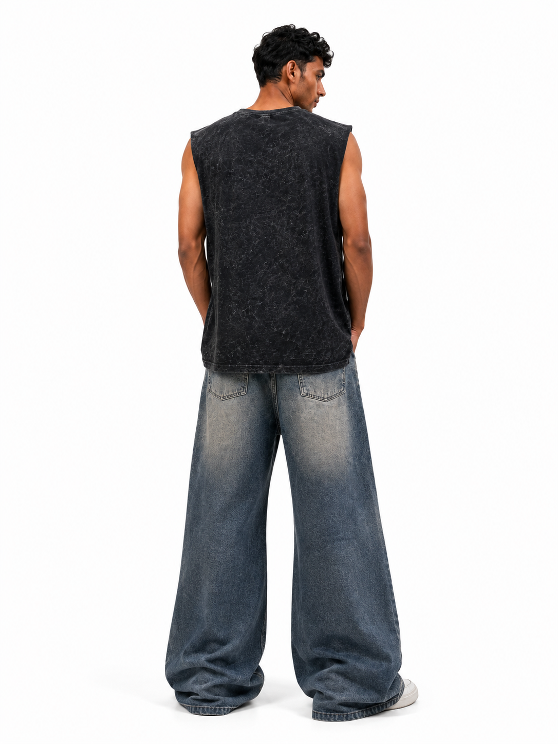 Eagle Crest Acid Wash Tank Top