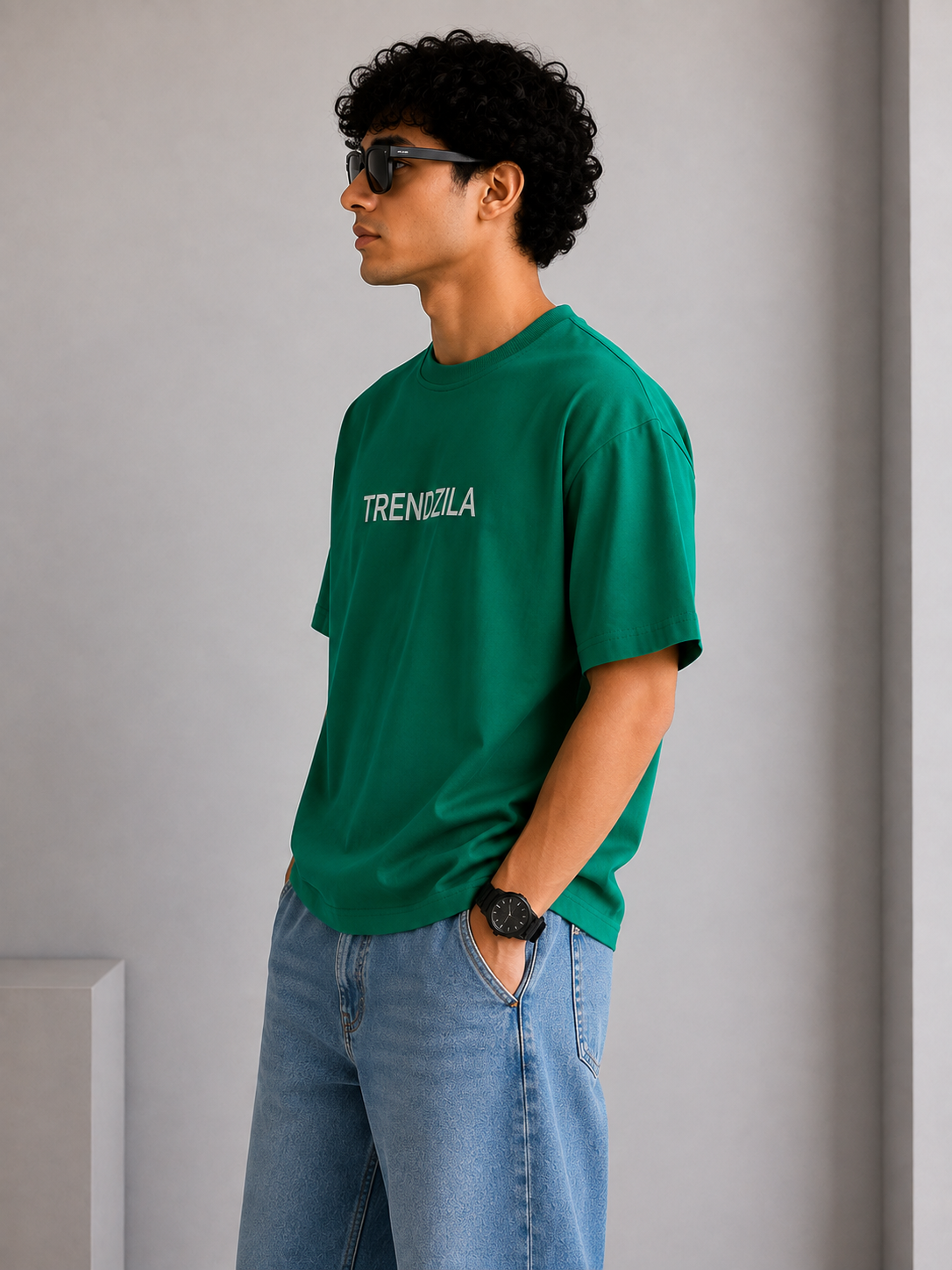 Green Society Oversized Tee