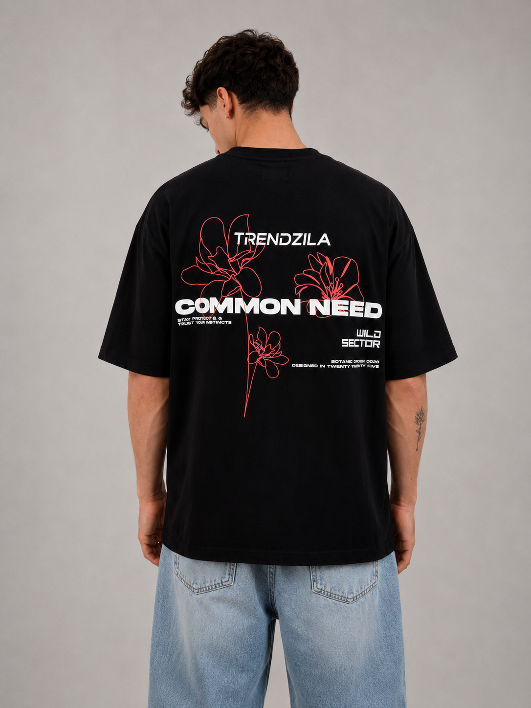 Obsidian Graphic Oversized T-Shirt