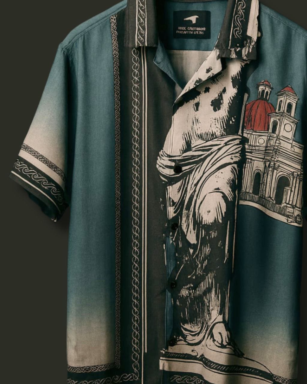 ROMAN PRINT SHIRT