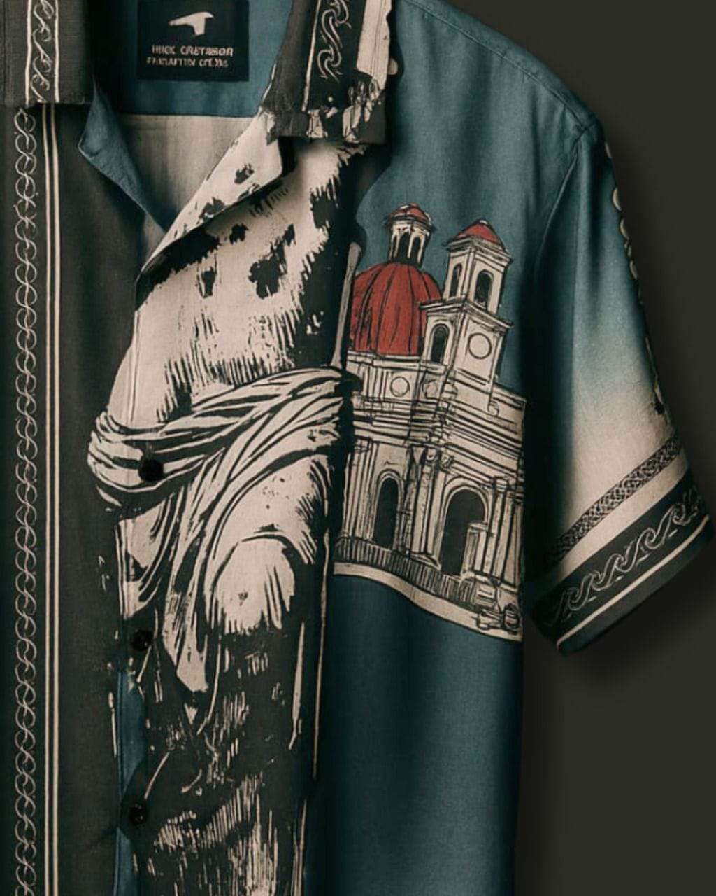 ROMAN PRINT SHIRT