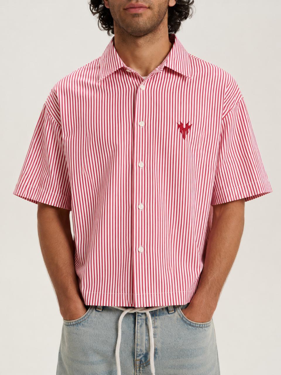 Oxford Stripe Oversized Shirt
