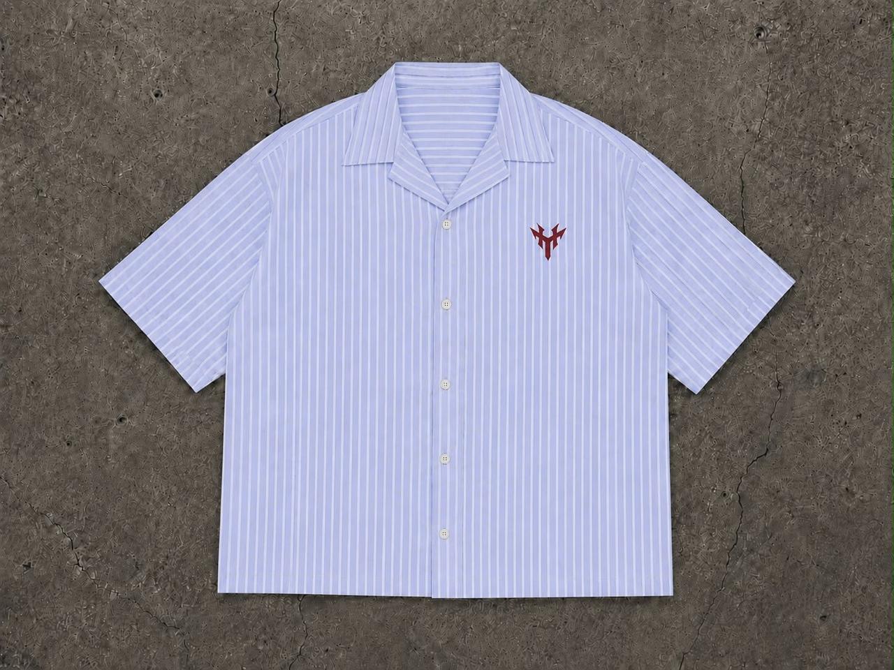Resort Stripe Shirt – Sky Blue