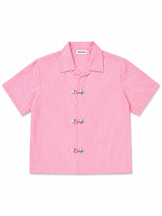Pink Havana Cuban Shirt