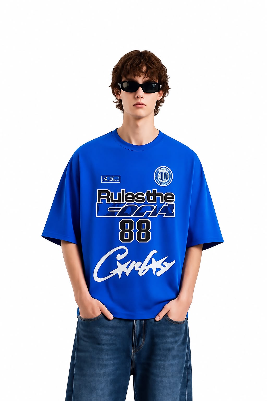 Royal Drift Oversized T-Shirt