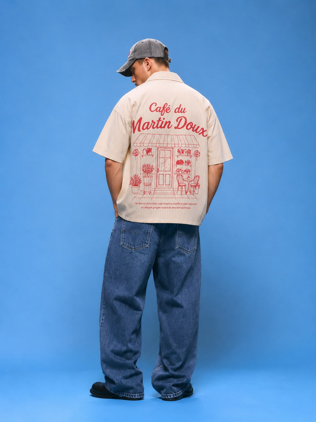 Café du Martin Doux Pinstripe Shirt