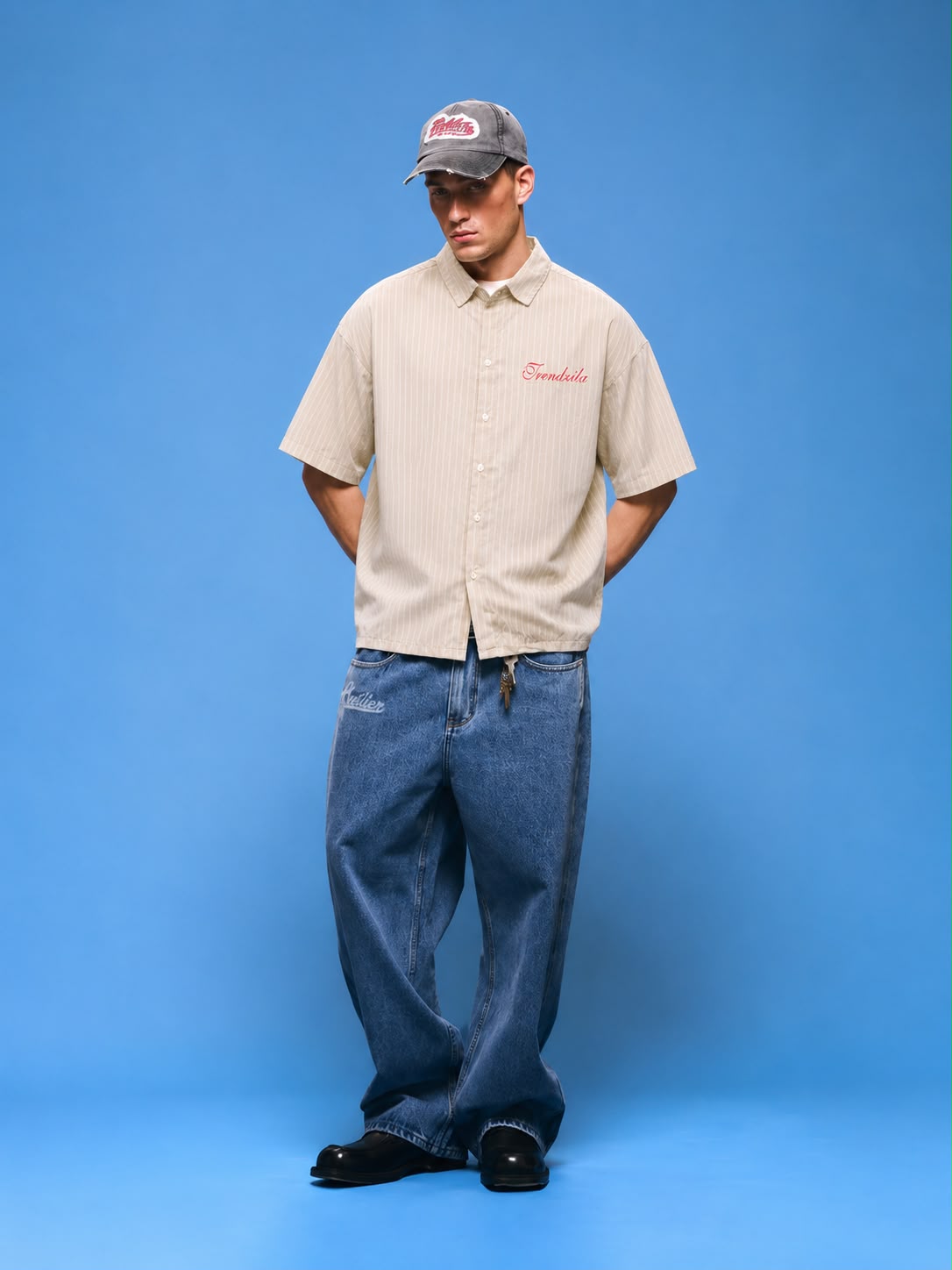 Café du Martin Doux Pinstripe Shirt