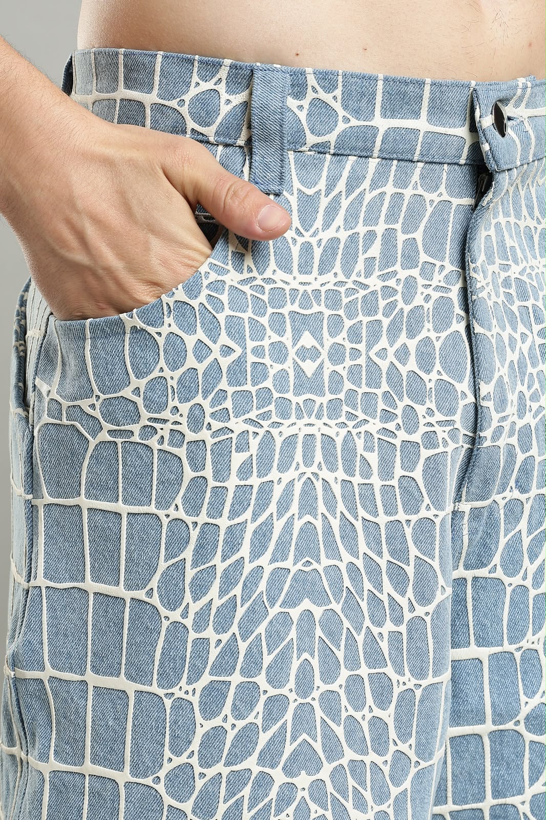 JORDS Print Relaxed Denim