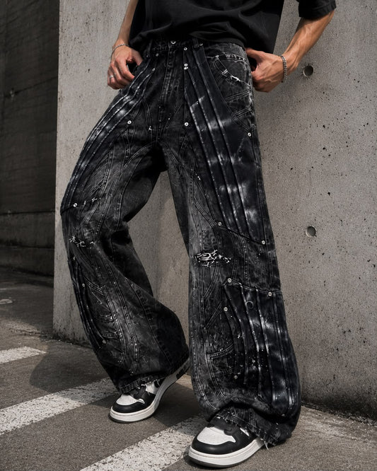 Noir Fusion Baggy Jeans