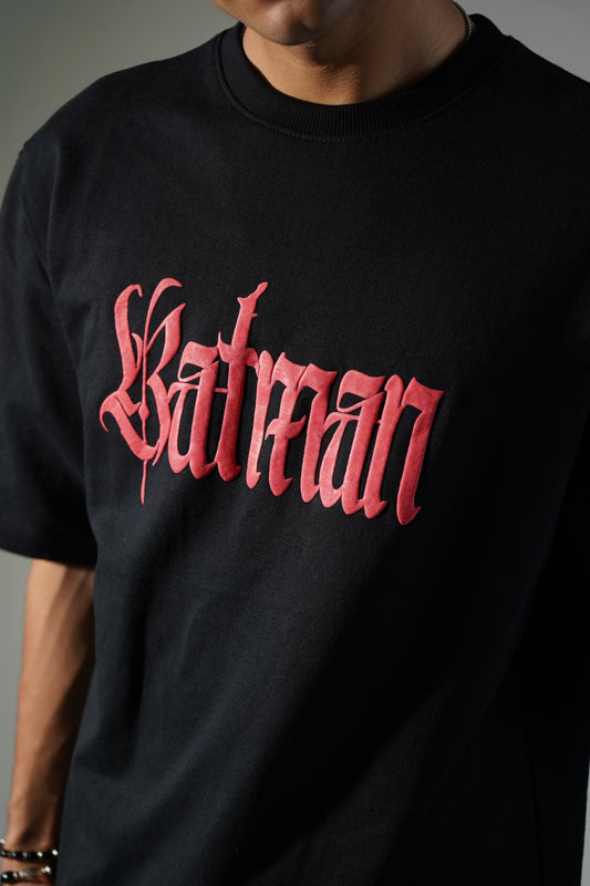 batman red puff tee pop