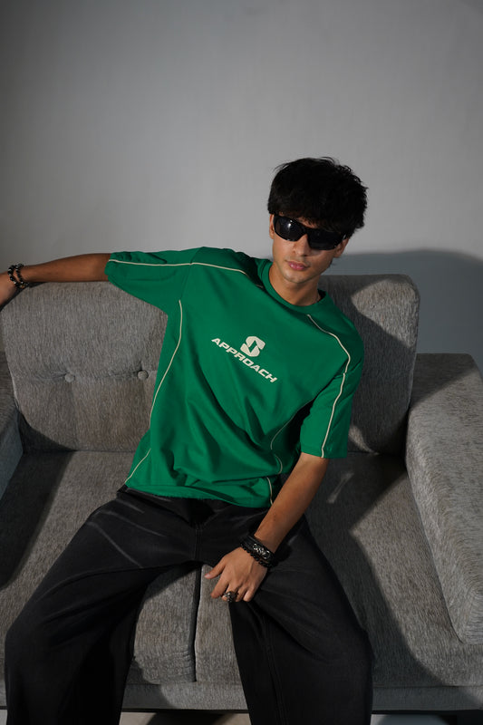 green approch panel tee